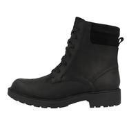 Clarks Orinoco2 Spice Botas de piel para Mujer, Black Leather, 36 EU