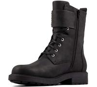 Clarks Orinoco2 Spice Botas de piel para Mujer, Black Leather, 40 EU