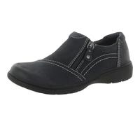 Clarks - Oxford Carleigh Ray - Zapatos para mujer, Azul marino (Navy Nubuck), 8.5