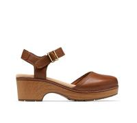 Clarks Paizlee Ria para mujer, Piel marrón, 9