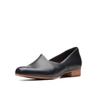 Clarks Palma Julieta, Mocasín Mujer, Piel Negra, 39 EU Ancho