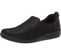 Clarks Paz Sillian, Mocasines Mujer, Negro (Black Leather 005), 38 EU