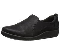 Clarks Paz Sillian, Mocasines Mujer, Negro Black Synthetic Nubuck, 38 EU