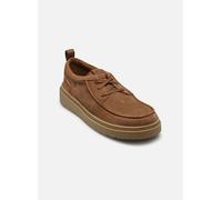 Clarks - Polden Moc, Derby de los Hombres, Cola Suede,