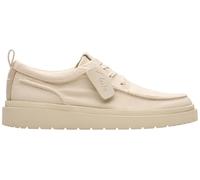 Clarks Polden Moc, Hombre, Off White Canvas, 41 EU