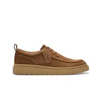 Clarks - Polden Moc, Derby de los Hombres, Cola Suede,