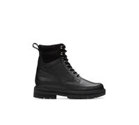 Clarks Prague Top K, Bota a la Altura de la Pantorrilla, Piel Negra, 34 EU