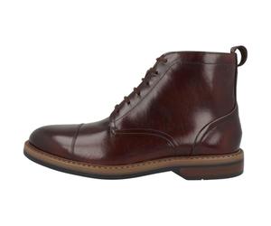 Clarks Premium Aldwin Cap Chukka Botas para hombre, color marrón medio, talla 46, Mid Tan Lea, 46 EU