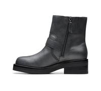 Clarks Premium Botas de moda con hebilla Rebelle para mujer, color peltre metálico, talla 36, Peltre Metálico, 38 EU