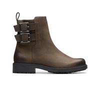 Clarks Premium Botas de moda Orinoco2 Bay para mujer, color gris topo, Lea, talla 41, Mole Grey Lea, 40 EU