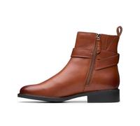 Clarks Premium Botas de moda para mujer, estilo renovador, British Tan Lea, 6.5 UK, British Tan Lea, 39.5 EU