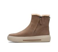 Clarks Premium Botas Hollyhock Lane Chelsea para mujer, con forro de guijarro, 3.5 UK, Pebble Wlined, 36.5 EU