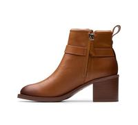 Clarks Premium Chamberly Trim Combat Boot, Mid Tan Lea, 3.5 UK, Mid Tan Lea, 36.5 EU