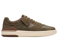 Clarks Premium Courtlite2 Lo, Zapatillas Hombre, Khaki Suede, 43 EU