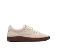 Clarks Premium CraftRally Ace - Zapatos Deportivos para Hombre, Ante Blanco Roto, Talla 7