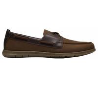 Clarks Premium Flexway 2Eye - Tenis para Hombre, Color marrón Nobuck, Talla 40
