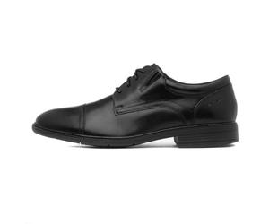 Clarks Premium Gorra Steadwell para Hombre, Piel Negra, 45 EU