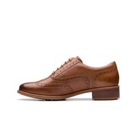 Clarks Premium Havisham Oak Mary Jane - Zapatos planos para mujer, cuero bronceado, talla 40, marrón (Tan Leather), 40 EU