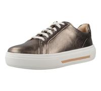 Clarks Premium Hollyhock Walk - Tenis para Mujer, metálicos, Talla 8 de Reino Unido, metálico, 41 EU
