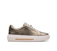 Clarks Premium Hollyhock Walk - Tenis para Mujer, Metalizados, Talla 4.5 de Reino Unido, metálico, 37.5 EU