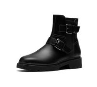 Clarks Premium Lauryl Bay, Botas de Moda Mujer, Piel Negra, 36 EU