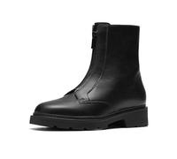 Clarks Premium Lauryl - Botas de combate con cremallera para mujer, piel negra, 4, Piel negra, 37 EU