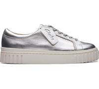 Clarks Premium Mayhill Walk - Tenis para Mujer, Color Plateado metálico, Talla 8 de Reino Unido, Plateado, 41 EU