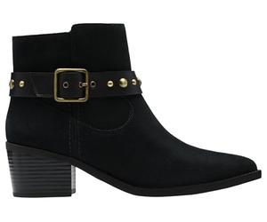 Clarks Premium Morzine Buckle, Botas de Moda Mujer, Negro SDE, 37 EU