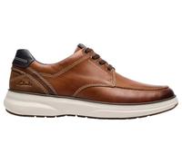 Clarks Premium Mullan Moc para Hombre, Lea marrón Oscuro, 42 1/3 EU