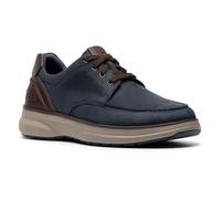 Clarks Premium Mullan Moc - Zapatos Deportivos para Hombre, Piel Azul Marino, Talla 10.5, Azul Marino (Navy Leather), 43 1/3 EU