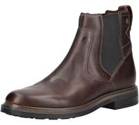 Clarks Premium Newford Easy Chelsea - Botas para hombre, cuero marrón, talla 44, marrón, 42 2/3 EU