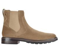 Clarks Premium Newford Easy, Botas Estilo Chelsea Hombre, Gamuza Arena Oscura, 44.5 EU
