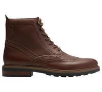 Clarks Premium Newford LaceBT - Botas de moda para hombre, color marrón medio, talla 40, Mid Tan Lea, 42 1/3 EU