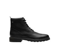 Clarks Premium Newford LaceBT - Botas de moda para hombre, cuero negro, talla 42, Piel negra, 44 EU
