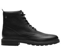Clarks Premium Newford Lacebt - Botas de moda para hombre, Piel negra, 42 2/3 EU