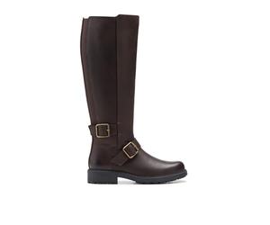 Clarks Premium - Orinoco2 Tall, Botas de moda, Dark Brown Lea,