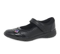 Clarks Premium Relda Spark K, Plano Oxford, Black Leather, 35 EU