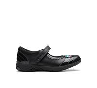 Clarks Premium Relda Spark K, Plano Oxford, Black Leather, 26 EU