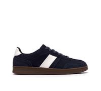 Clarks Premium Seco Speed - Tenis para Hombre, Ante Azul Marino, Talla 40