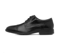 Clarks Premium Steadwell - Gorra para Hombre, Piel Negra, 7 UK, Piel Negra, 40 2/3 EU