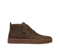 Clarks Premium Streethill Mid, Botas Modelo Chukka Hombre, Nubuck Caqui, 41 EU