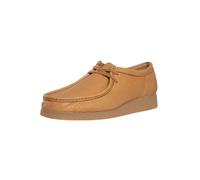 Clarks Premium Wallabeeevo, Hombre, Marrón Claro Cuero, 41 EU
