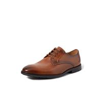 Clarks Ronnie Walk Derby para Hombre, Braun Tan - Funda de Piel, 44 EU