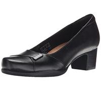 Clarks Rosalyn Belle Rosalyn Belle Mujer, Piel Negra., 38.5 EU Estrecho
