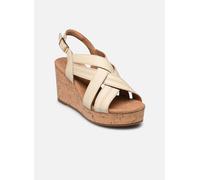 Clarks Sabina Sling, Sandalia Mujer, Cream Leather, 37 EU