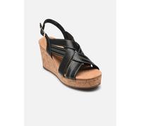 Clarks - Sabina Sling, Sandalia De las mujeres, Black/Black,