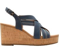 Clarks Sabina Sling para mujer, Azul marino (Navy Nubuck), 9.5 Wide