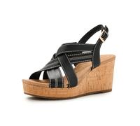 Clarks Sabina Sling para mujer, Cuero negro, 5