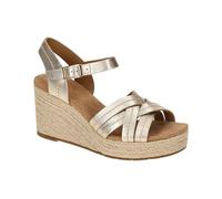 Clarks - Sabina Strap, Sandalia De las mujeres, Champagne,