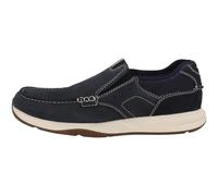 Clarks - Sailview Step, Mocasín Plano, Navy Nubuck,